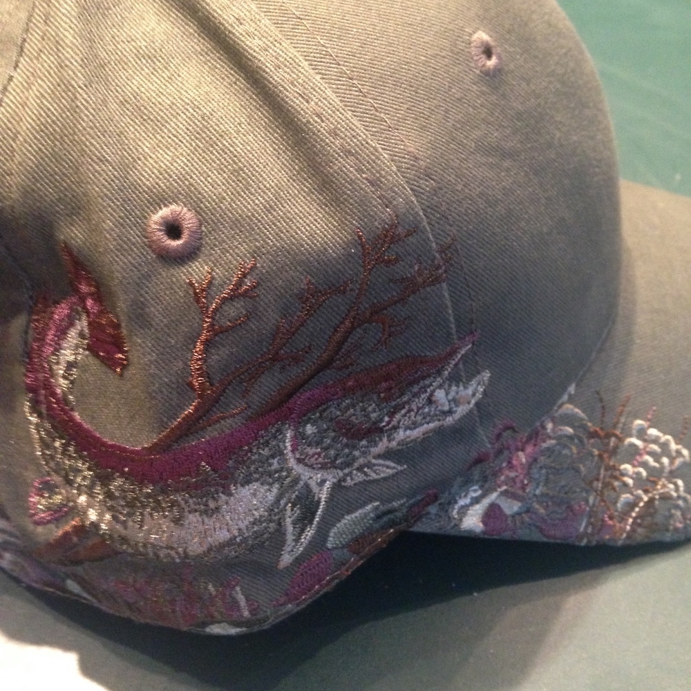 Dark Green Fish hat